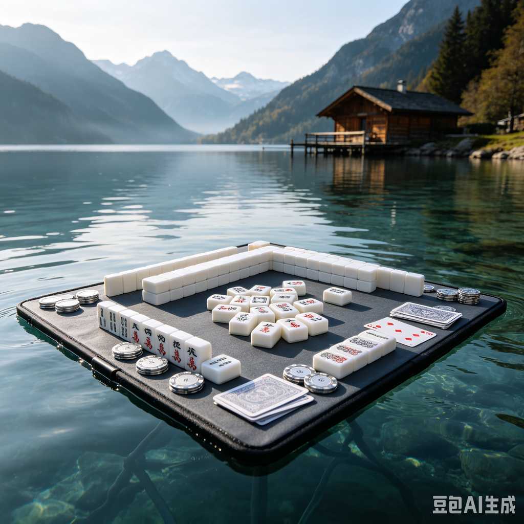 blue mahjong tiles