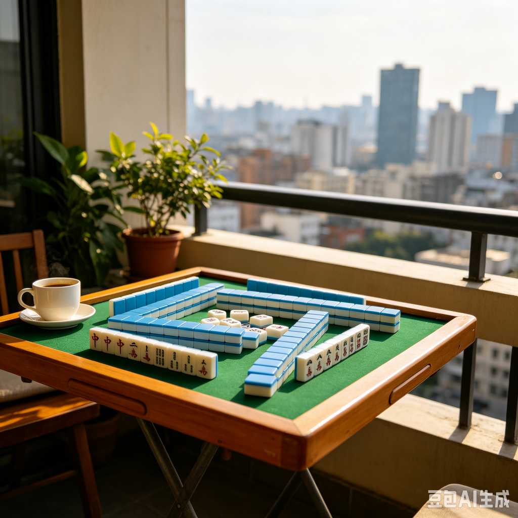 hotel room mahjong set