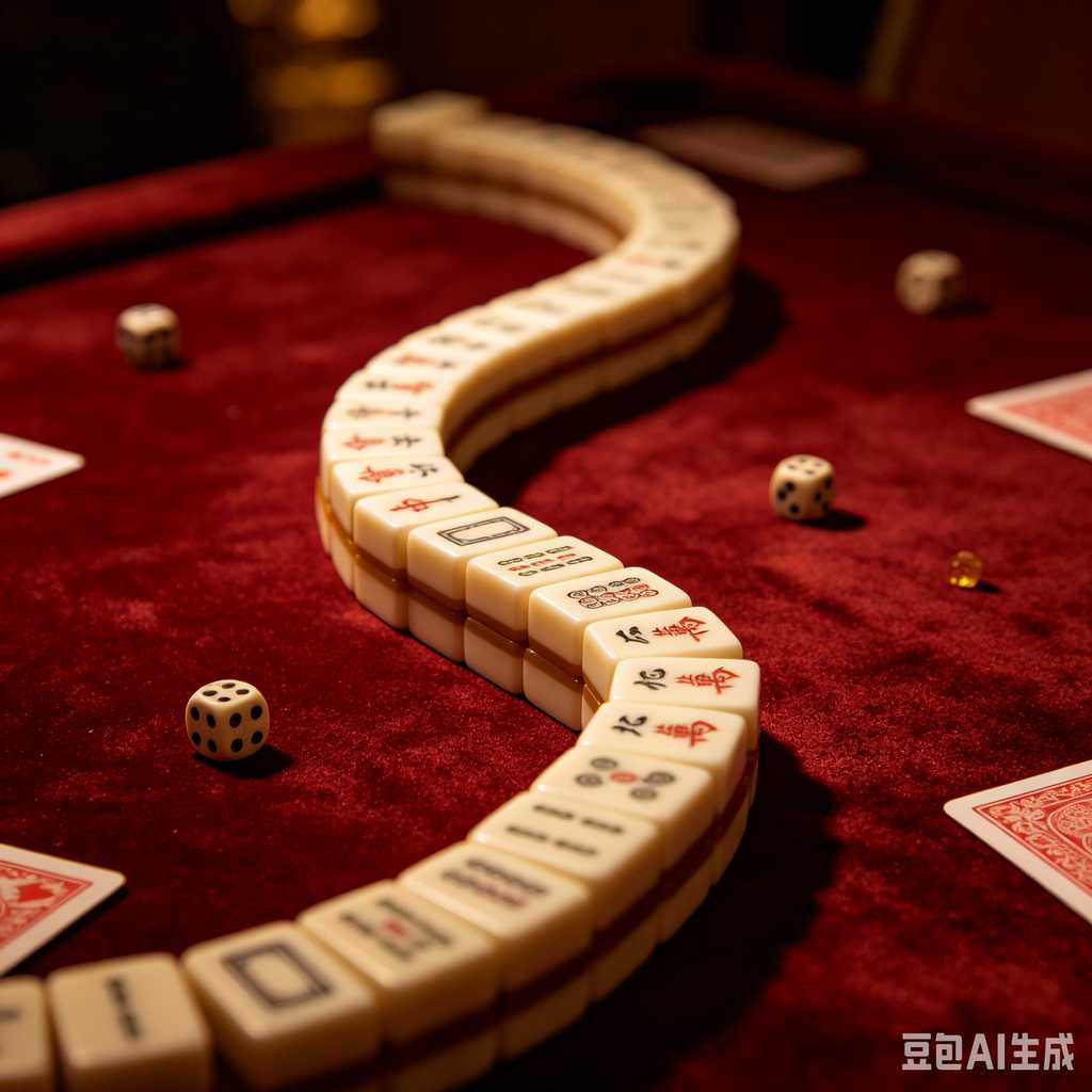 artistic mahjong tiles set